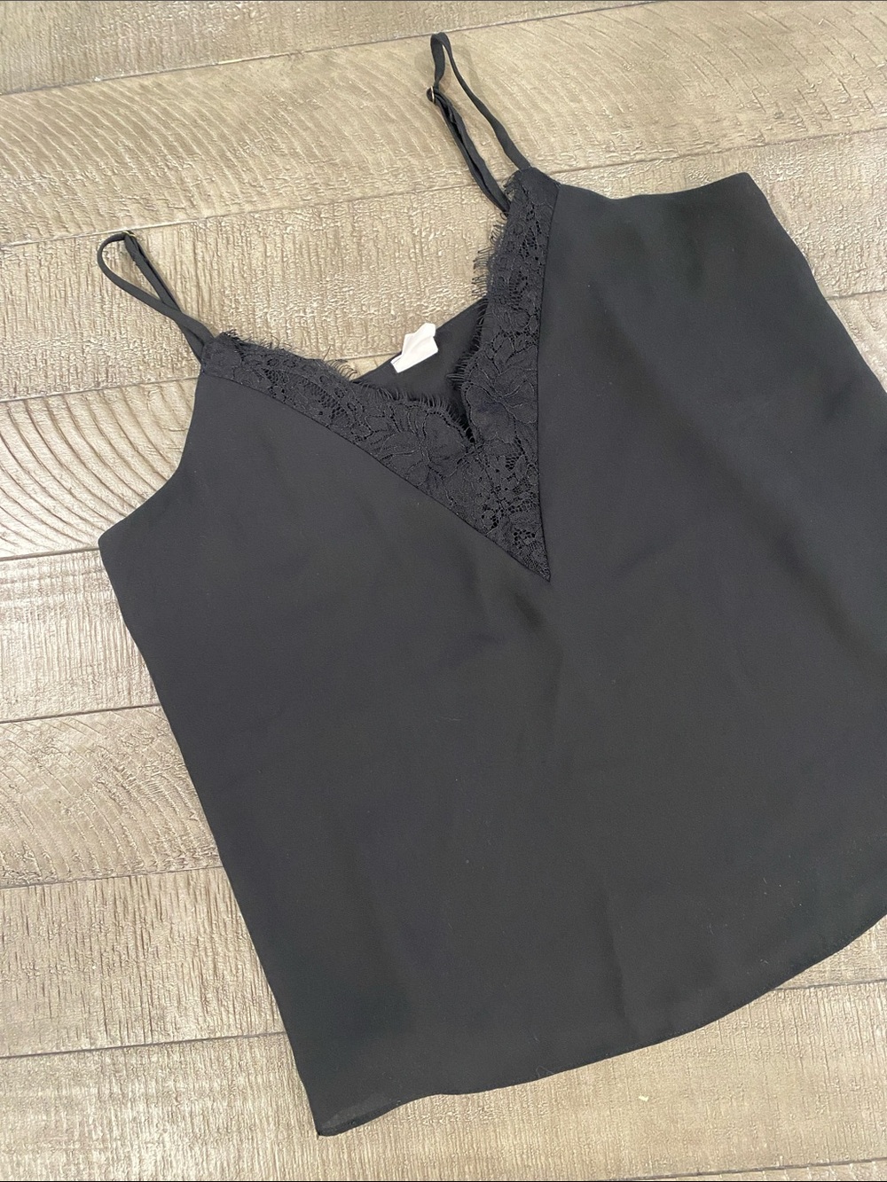 Melrose and Market Black Lace V-Neck Camisole